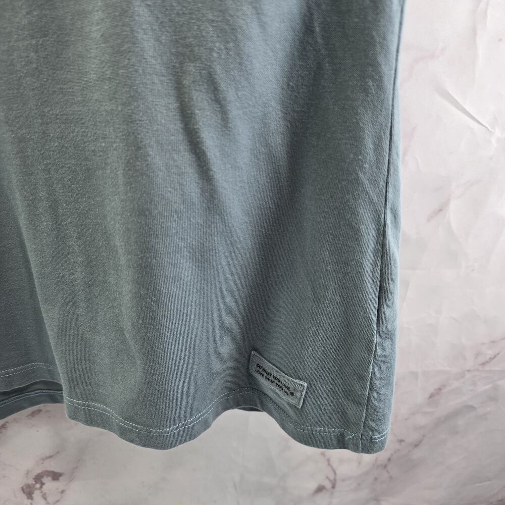 Life Is Good T Shirt Womens Medium Blue Pooh Piglet Short Crusher V Best Things - Picture 4 of 10